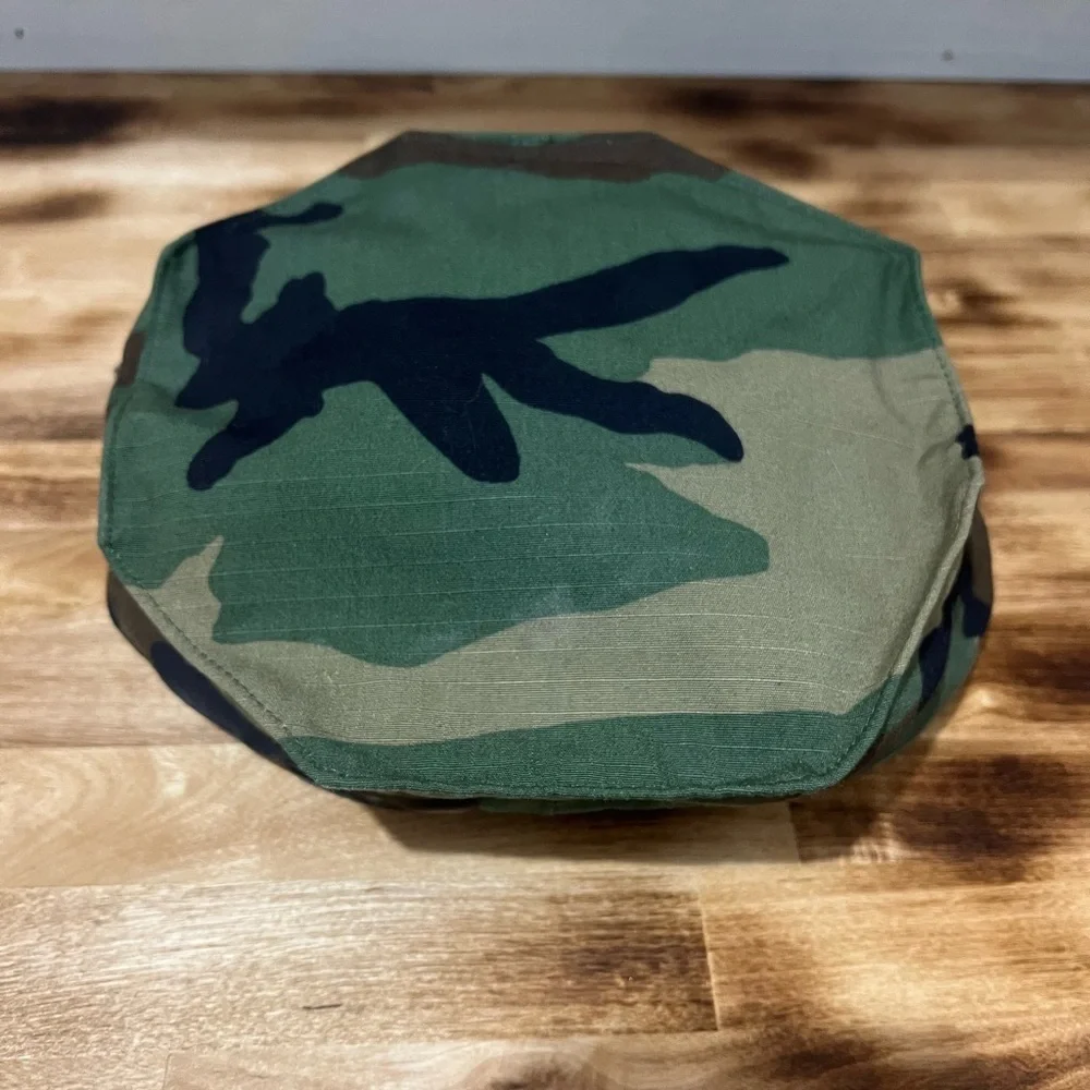 Military Cap, Utility, Woodland, Camouflage, Pattern Type II ~ X-Large - Picture 3 of 5